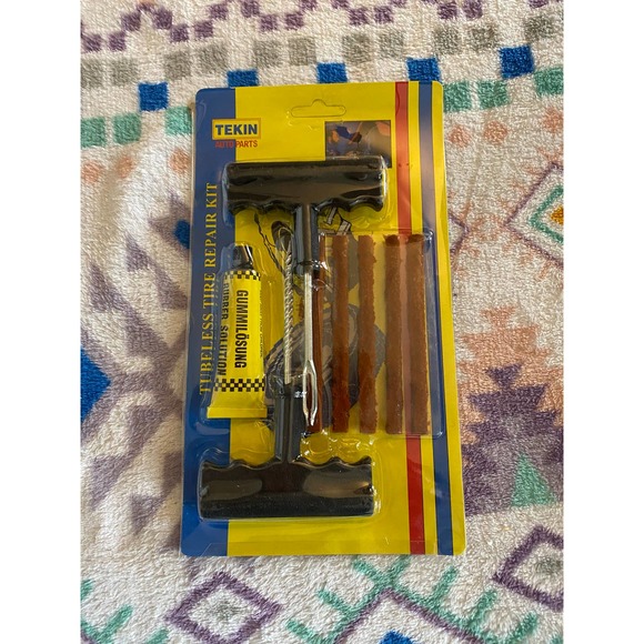 HnF shop Emergent Motorcycle Auto Car Tubeless Tire Puncture Repair Kit - Picture 1 of 4